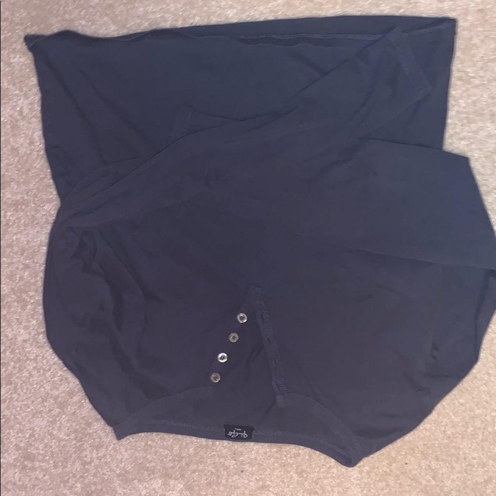 Navy blue John Galt long sleeve top